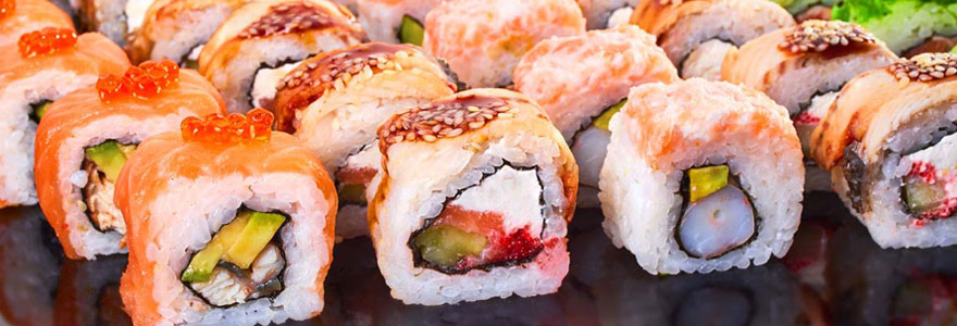 Des sushis à domicile